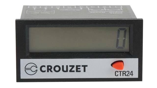 Crouzet CTR24 Counter, 8 Digit LCD, 260 V ac/dc | 87622070
