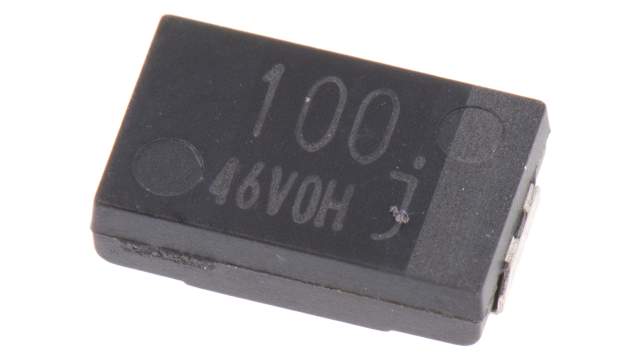 Panasonic 100 μF Surface Mount Polymer Capacitor, 6.3 V | EEFCX0J101R
