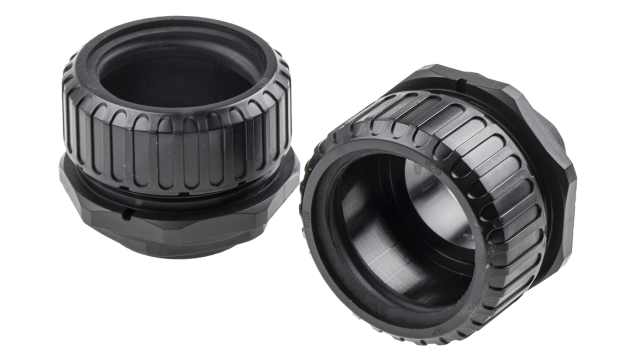 Adaptaflex Non-Metallic System Black, Conduit Fitting, 50 mm Nominal Size, M50, Polyamide 66, Black IP65  rating | 7TCA296060R0151  XF50/M50/D