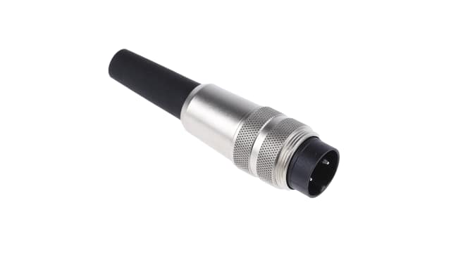 binder Circular Connector, 2 Contacts, Cable, M16 Connector, Plug, Male, IP40, 680 Series | 09-0301-00-02
