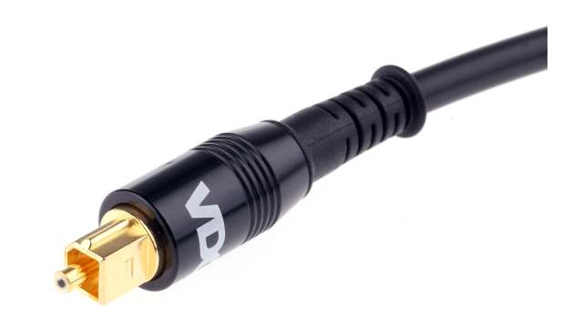 Van Damme TOSLINK to TOSLINK Optical Audio Cable, 250 mm | 101-413-000