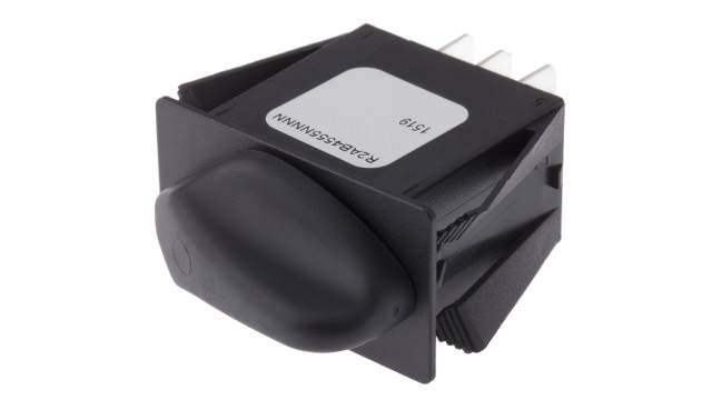 Otto R2, 3 Position DPDT Rotary Switch, 20 A, Tab | R2AB4555NNNN