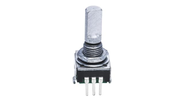 Bourns 12 ppr Pulse Incremental Mechanical Rotary Encoder with a 6 mm Flat Shaft (Not Indexed), Through Hole | PEC11R-4220F-S0012