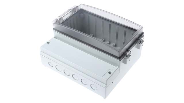 Fibox CARDMASTER Grey Polycarbonate Enclosure 119 mm, 235 mm, 185 mm | PC 21/18-3 ENCLOSURE