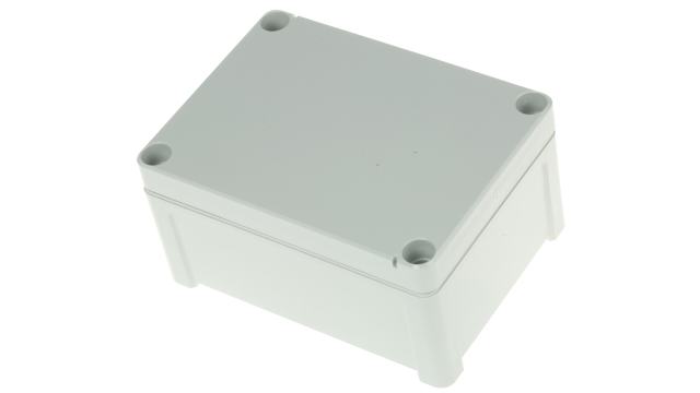 Fibox TEMPO Series Grey Grey Lid ABS Enclosure, IP65, IK07 65 mm, 130 mm, 95 mm | TA 131007 ENCLOSURE