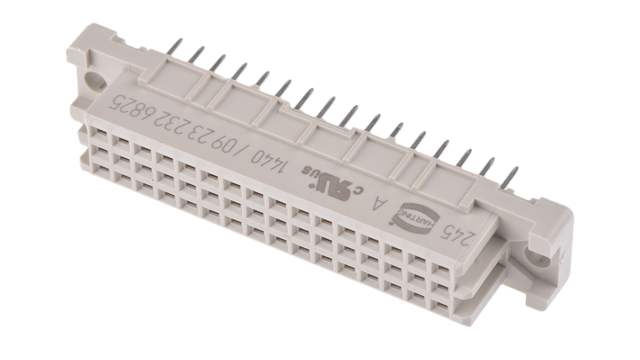 HARTING 09 23 32 Way 2.54 mm Pitch, Type 2C, Type Solder Class Class C2, 3 Row Female, Straight DIN 41612 Connector | 09232326825