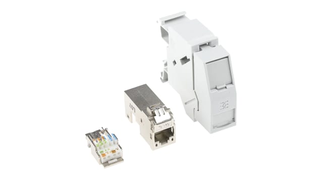 Weidmüller W Series 8-Contact Male Interface Module, RJ45, IDC Connector, DIN Rail, 1A | 8808360000