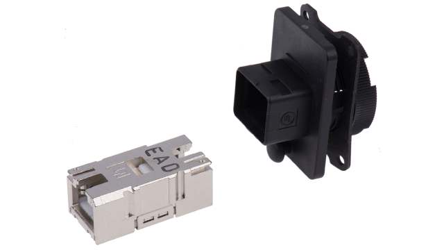 Weidmüller IE-BS-V04P-RJ45-C Series RJ45 STP Coupler | 1963490000
