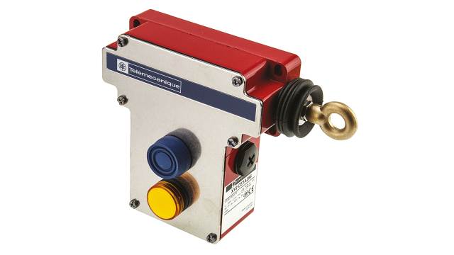 Telemecanique Sensors XY2-CE Rope Pull Switch, 50m, 2NO/2NC, Right Side | XY2CE1A296