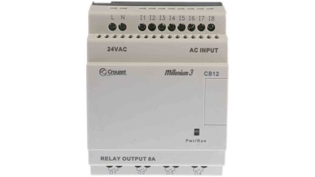 Crouzet Millenium 3 Series Logic Module, 24 V ac Supply, Relay Output, 8-Input, Digital Input | 88974024