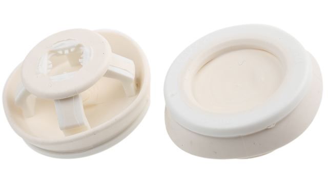 WISKA CLIXX White Polypropylene, Thermoplastic 25 mm Cable Grommet for 17 mm Cable Dia. for 9 mm Cable Dia. CLIXX M25/W | CLIXX M25/W