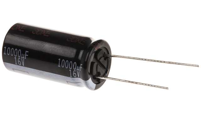 Panasonic 10000μF Aluminium Electrolytic Capacitor 16V dc, Radial, Through Hole - EEUHD1C103 | EEUHD1C103
