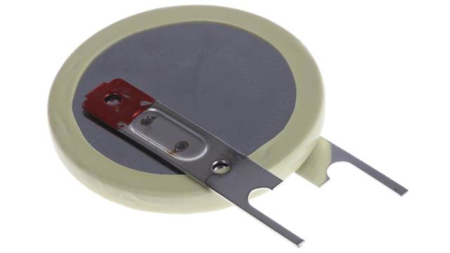 Panasonic BR2032 Button Battery, 3V, 20mm Diameter | BR-2032/VCN