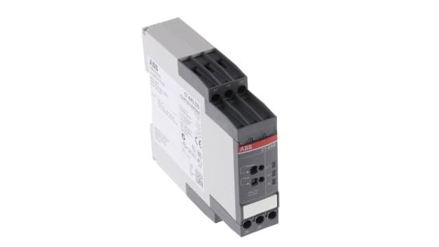 ABB DIN Rail Mount Timer Relay, 24 → 48V dc, 2-Contact, 0.05 s → 300h, 1-Function | 1SVR730100R3300  CT-ERS.22S