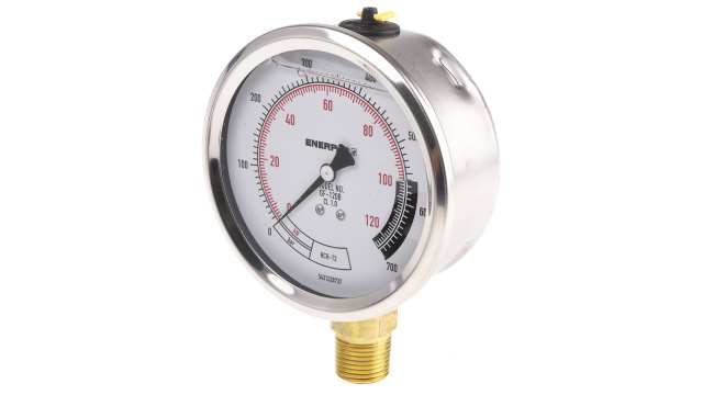 Enerpac Analogue Pressure Gauge 700bar Bottom Entry 100mm Outside Diameter | GF120B