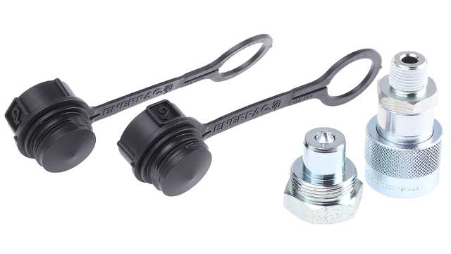 Enerpac Steel (Dust Cap) Hydraulic Quick Connect Coupling Female 3/8 in | C604