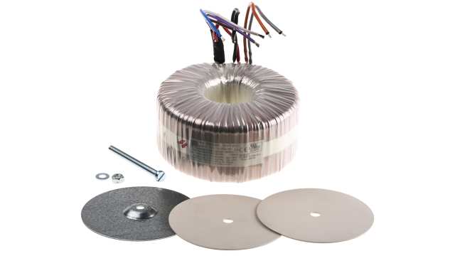 Block 230 V ac 2 x 115 V ac Toroidal Transformer 2 Output 1000 VA, UL, EAC, cURus, RoHS | RKD 1000/2x115