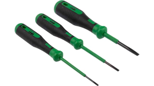 WAGO Slotted Standard Screwdriver Set, 3-Piece | 210-722