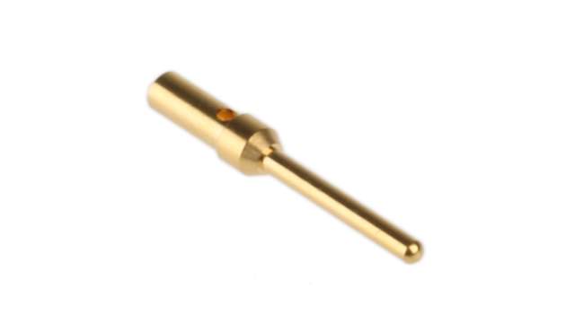 HARTING, D-Sub Standard Series, size 1.04 mm Male Crimp Circular Connector Contact, Gold over Nickel Signal 18 AWG | 09670003576