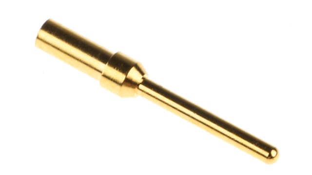 HARTING Male Crimp Circular Connector Contact, Contact Size 1.04 mm, Wire Size 24/20 AWG | 09670008576