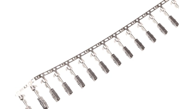 TE Connectivity AMP MCP 2.8 Series Female Crimp Terminal, 17 AWG Min Crimp, 20 AWG Max | 1-968855-1