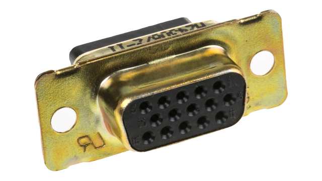 TE Connectivity M24308/2-286Z 15 Way Straight Cable D-Sub Connector Female | 1757824-1