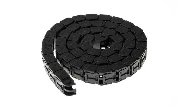 Igus e-chain Black, W22.5 mm x D15 mm, L1 m, 18 mm Min. Bend Radius, Igumid G | 07.16.018.0