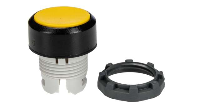 ABB ABB Modular Series Yellow Momentary Push Button Head, 22 mm Cutout, IP66 | 1SFA611100R1003  MP1-10Y