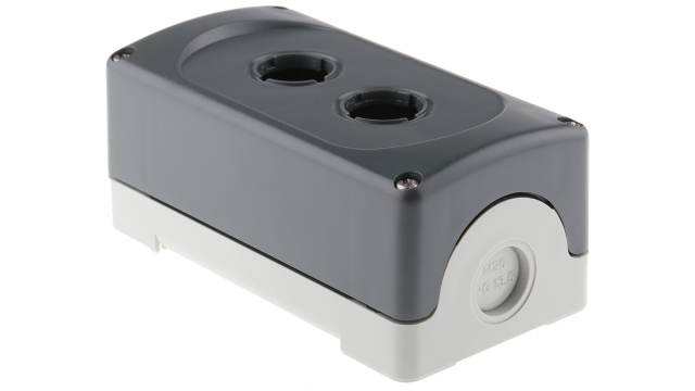 ABB Grey Plastic ABB Modular Push Button Enclosure - 2 Hole 22 mm Diameter | 1SFA611812R1000  MEP2-0