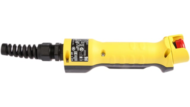 Omron A4EG Series Safety Enabling Switch, 3 Position, 2 NC, IP65 | A4EG-BE2R041