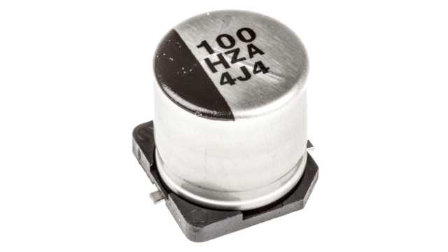 Panasonic 100 μF Surface Mount Polymer Capacitor, 50 V | EEHZA1H101P