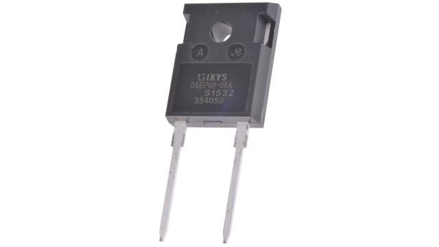 IXYS Silicon Junction, Single, 60 A, 3-Pin 600 V TO-247 DSEP60-06A | DSEP60-06A