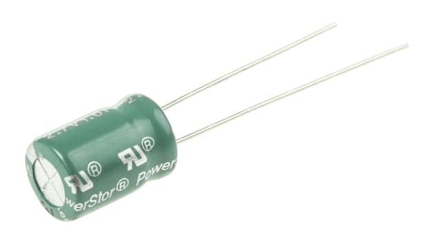 Eaton 1 F Supercapacitor -10 to 30 % Tolerance, Supercap HV 2.7 V, Through Hole | HV0810-2R7105-R