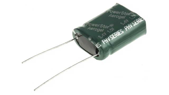 Eaton 1.5 F Supercapacitor -10 to 30 % Tolerance, Supercap PHV 5.4 V, Through Hole | PHV-5R4V155-R