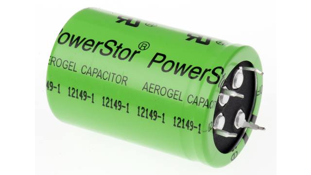 Eaton 300 μF Supercapacitor ±10 % Tolerance, Supercap XB 2.5 V dc, Through Hole | XB3550-2R5307-R