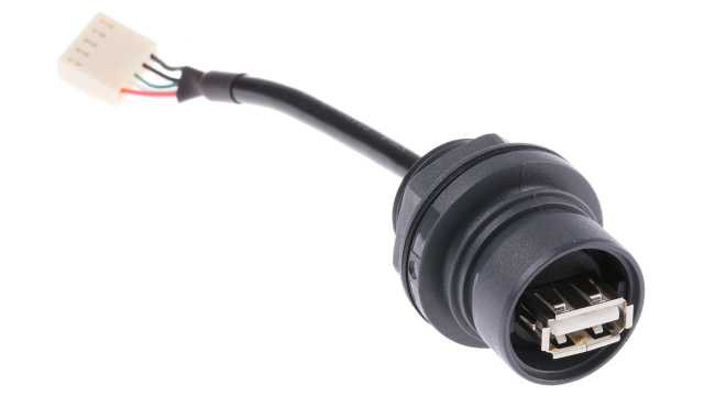 Bulgin USB 2.0, Female 5 Pin Socket to Female USB A | PXP6043/A