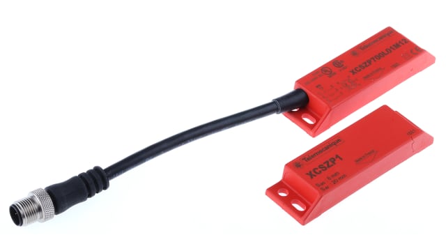 Telemecanique Sensors XCS-DMP Series Magnetic Non-Contact Safety Switch, 24V dc, Plastic Housing, 2NC | XCSDMP700L01M12
