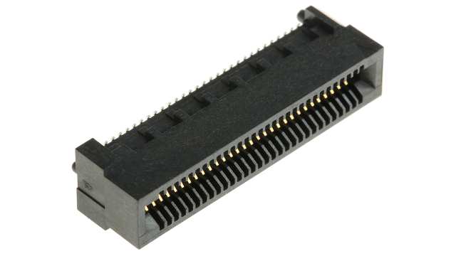 Samtec HSEC8-DV Series Straight Edge Connector Female, Surface, 60-Contacts, 0.8 mm Pitch, 2 Row, Surface Mount | HSEC8-130-01-L-DV-A