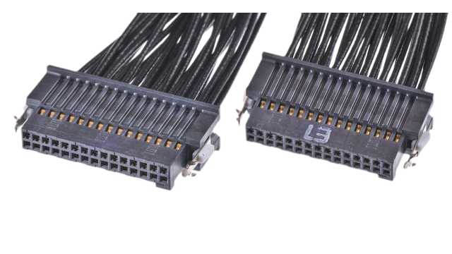 Samtec 15 Way Female Tiger Eye SFSD to 30 Way Female Tiger Eye SFSD Wire to Board Cable Assembly, 250 mm | SFSD-15-28-H-10.00-DR-NDX