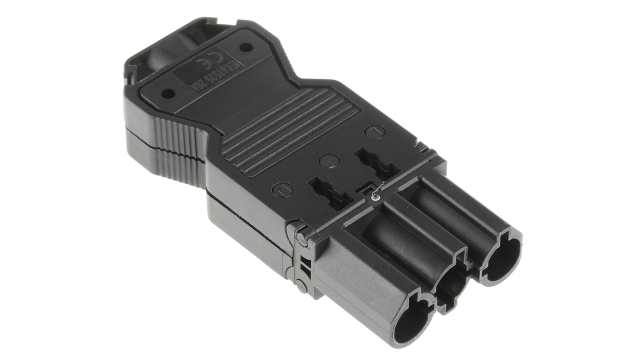 Wieland GST18i3 Series Cable Mini Connector Male Screw, 3-Pole, 20A, IP40 | 92.932.3053.1