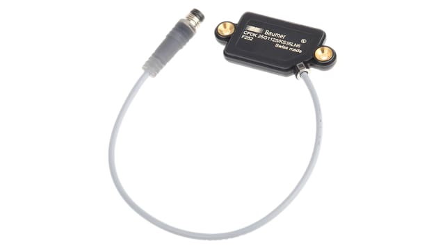 Baumer Capacitive Block Proximity Sensor, 15 mm Detection, PNP NO, 10 → 30 V dc | CFDK 25G1125/KS35LN6