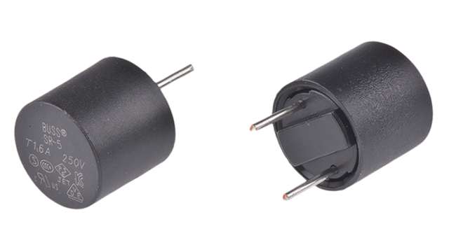 Eaton Non-Resettable Fuse, Radial 1.6 A, 250 V ac | SR-5-1-6A-BK