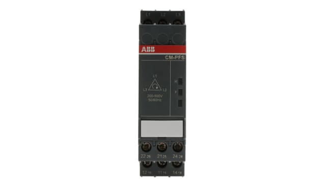 ABB Phase Monitoring Relay, 3 Phase, DPDT, DIN Rail | 1SVR730824R9300  CM-PFS.S