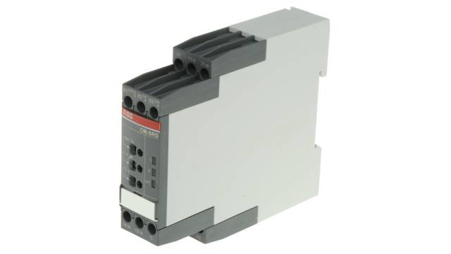 ABB Current Monitoring Relay, 1 Phase, DPDT, DIN Rail | 1SVR730840R0500  CM-SRS.22S