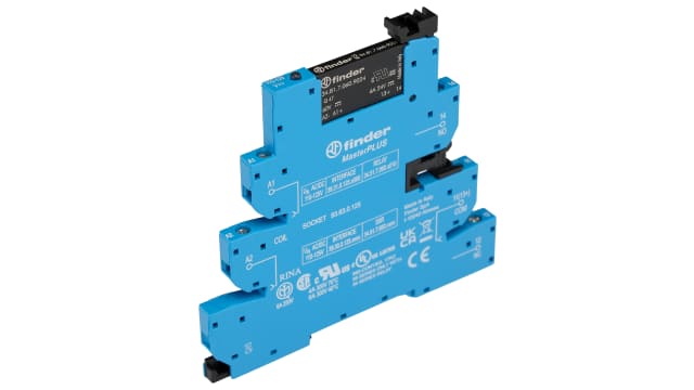Finder Series 39 Series Solid State Interface Relay, 133 V ac/dc Control, 6 A Load, DIN Rail Mount | 39.30.0.125.9024
