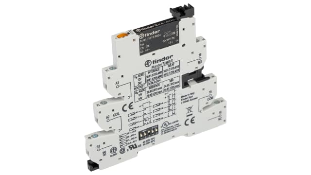 Finder Series 39 Series Solid State Interface Relay, 13.2 V ac/dc Control, 6 A Load, DIN Rail Mount | 39.80.0.012.9024