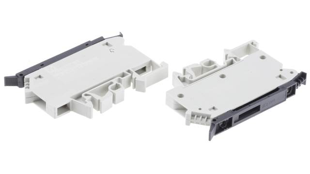 Wieland 57.904.5355.0 WK Series Fused DIN Rail Terminal Grey, 22-10 AWG, 1-Level Fused, Screw | 57.904.5355.0