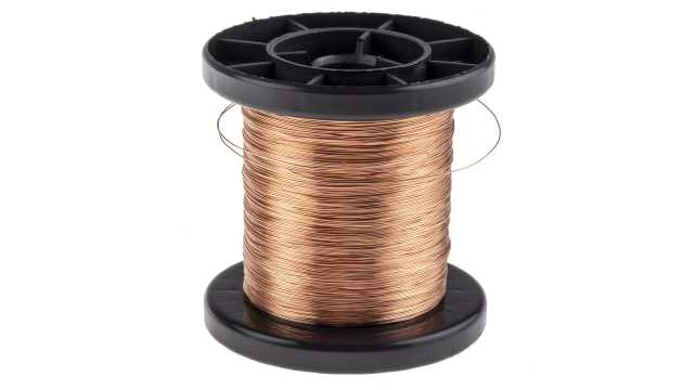 Block  0.22 mm OD Enamelled  Copper Wire 0.04 mm² 215 m Reel | CUL 100/0,22