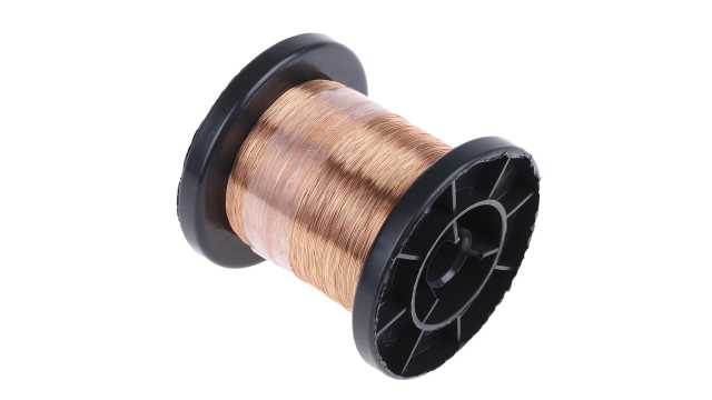 Block  0.15 mm OD Enamelled  Copper Wire 0.017 mm² 509 m Reel | CUL 100/0,15