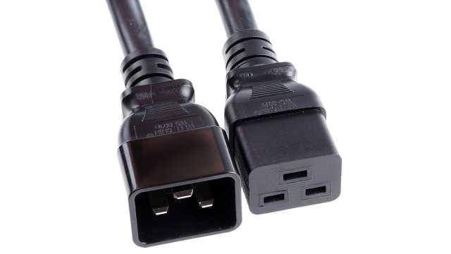 APC IEC C19 Socket to IEC C20 Plug Power Cord, 1.98m | AP9877